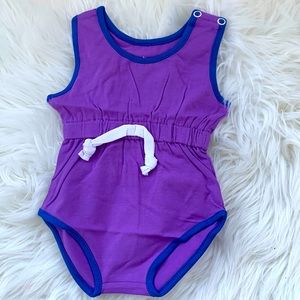 June and January retro romper violet